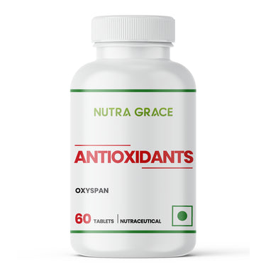 Nutra Grace Antioxidants Supplement with Lycopene, Grape Seed, Green Tea Extract (60 Tablets)