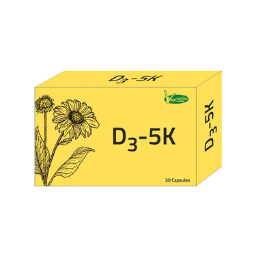 D3 5K Vitamin D3 5000 IU Supplement - 30 Veg Capsules