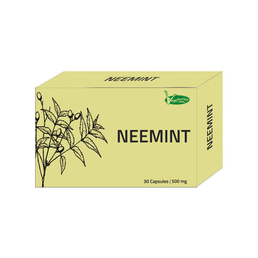 Neemint Neem & Peppermint Oil Capsules | 500mg | 30 Enteric Coated Vegetarian Capsules