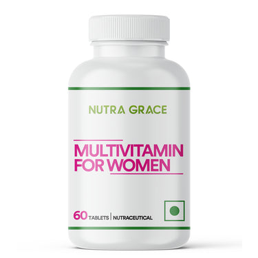 Nutra Grace Multivitamin and Mineral for Women - 60 Tablets | Vegetarian