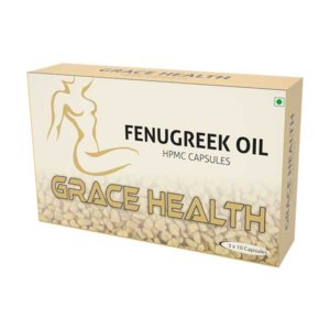 Grace Health Fenugreek Oil 500Mg Veg Capsules